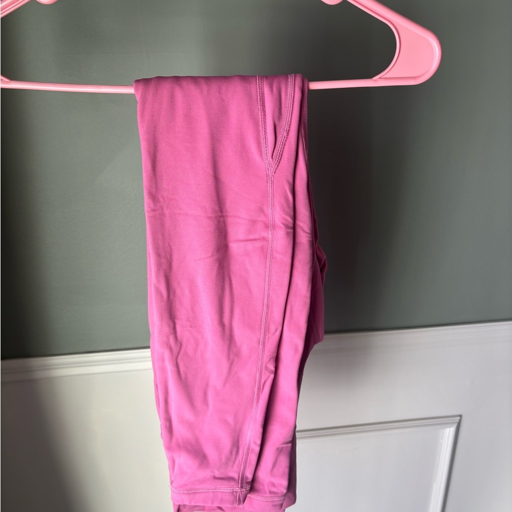 Lululemon Pink Leggings. Thick material.